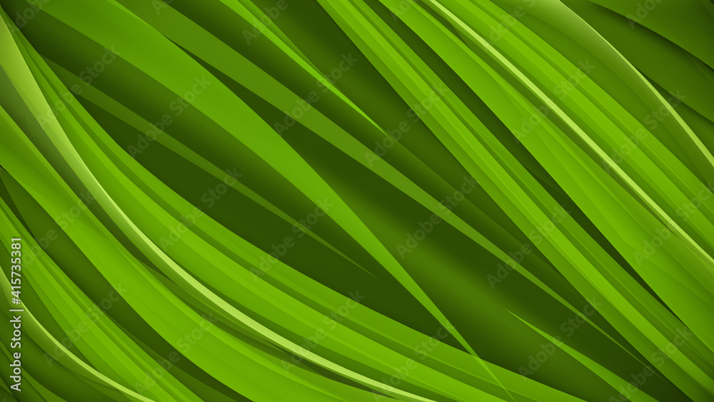 Beautiful green abstract background, with wavy lines Beautiful green abstract background, with wavy lines