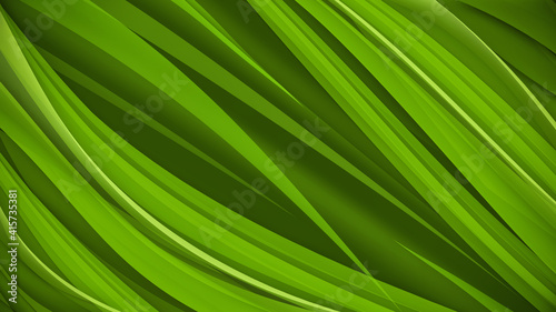 Beautiful green abstract background  with wavy lines
