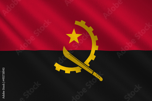 Flag of Republic of Angola photo