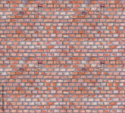 The seamless brick wall texture 
