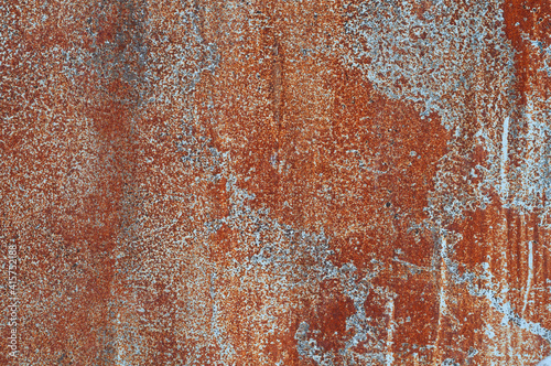 texture of rough rusty metal surface