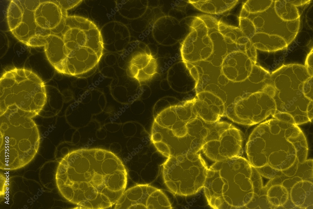 modern design yellow a lot bio monadiforms digital art background texture illustration modern design yellow a lot bio monadiforms digital art background texture illustration