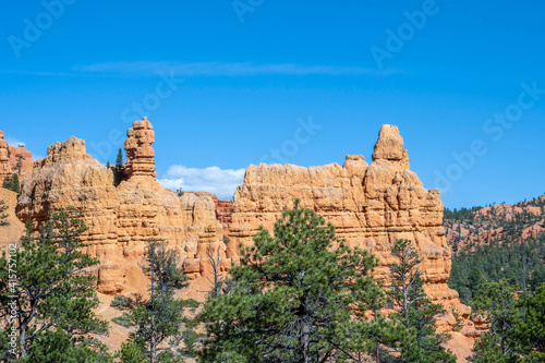 An overlooking view of nature in Dixie National Forest, Utah