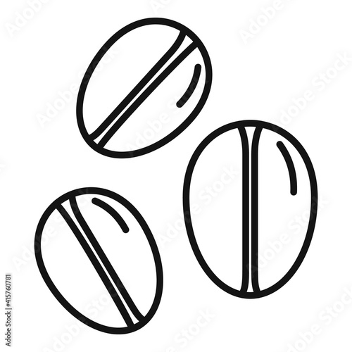 Cereal flakes icon. Outline cereal flakes vector icon for web design isolated on white background