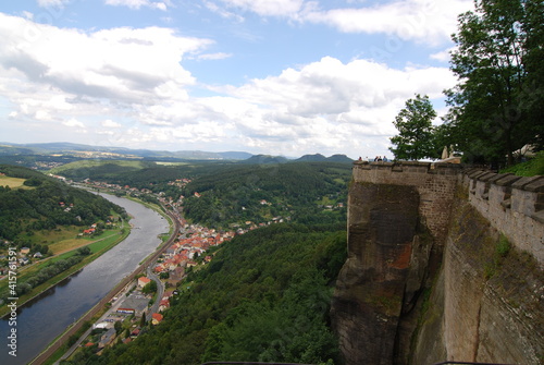 Festung Königstein im Elbsandsteingebirge photo