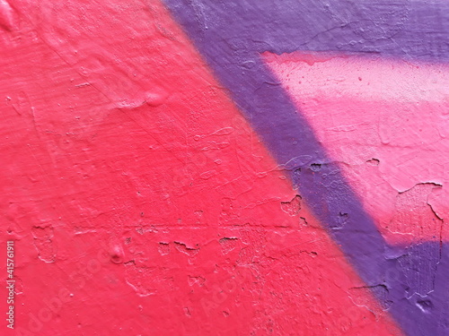 red painted wall