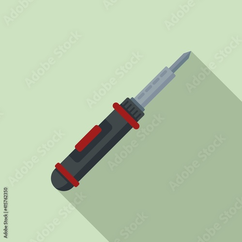 Soldering craft icon. Flat illustration of soldering craft vector icon for web design