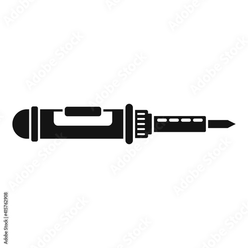 Soldering craft icon. Simple illustration of soldering craft vector icon for web design isolated on white background