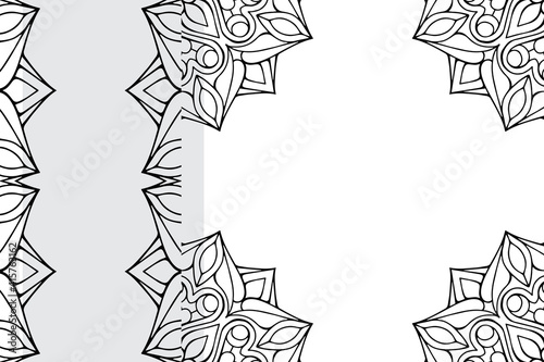 Mandala Ornament Pattern. Vintage decorative elements