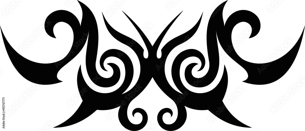 Vector symbol, ornament, tattoo. beautiful vector illustration. Drawings on the body, ancient symbols. Vector symbol, ornament, tattoo. beautiful vector illustration. Drawings on the body, ancient symbols.