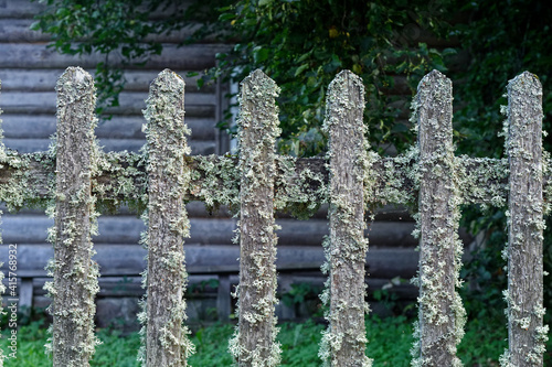 Fragment of an old fence.