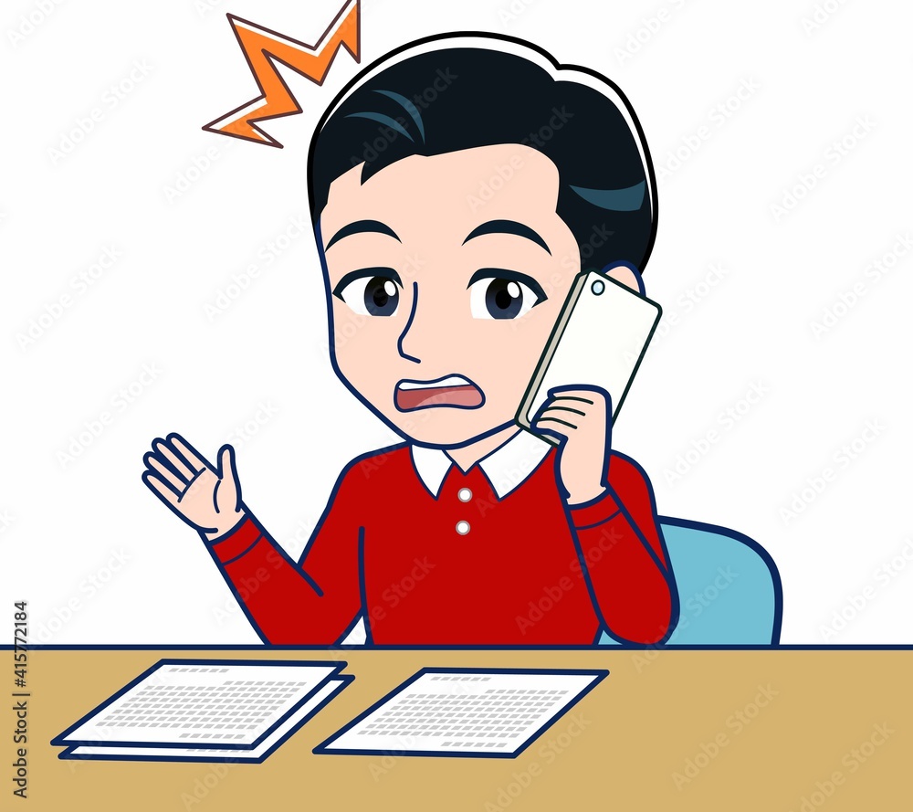 赤い長袖を着た若い男性 赤い長袖を着た若い男性