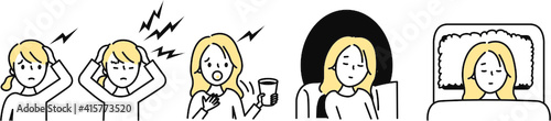 女性偏頭痛セット
