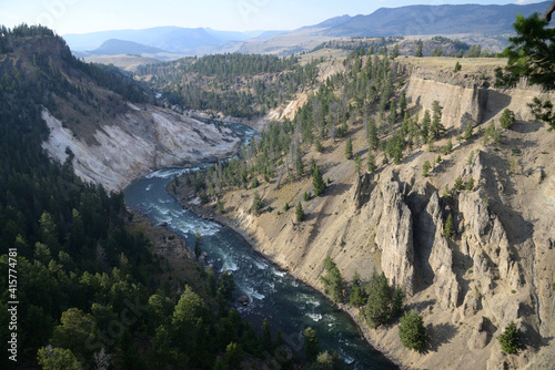 Grand Canyon of the Yellowstone River in Yellowstone National Park, Wyoming, USA © Jerzy