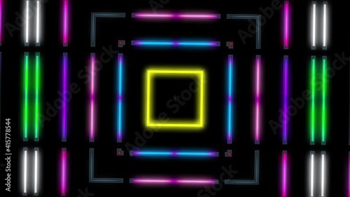 Wallpaper Mural Lamps Colored Flashing Looped Video Torontodigital.ca