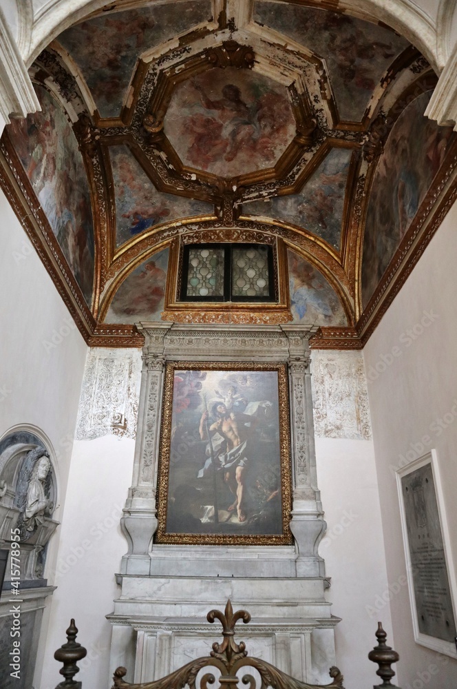 Napoli Cappella di San Cristoforo della Chiesa di Sant'Anna dei