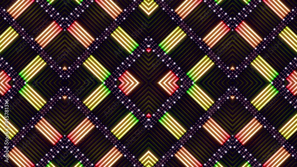 Lights Panel Abstraction Looped Video