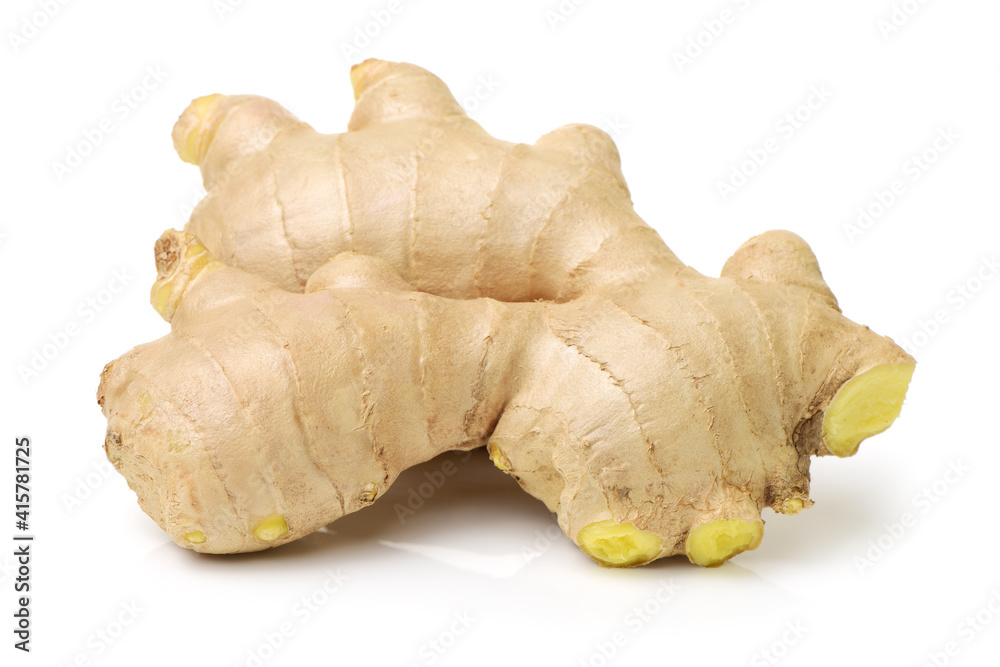 ginger root isolated on white ginger root isolated on white