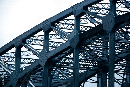 Steel arch of a bridge © nifty50gallery