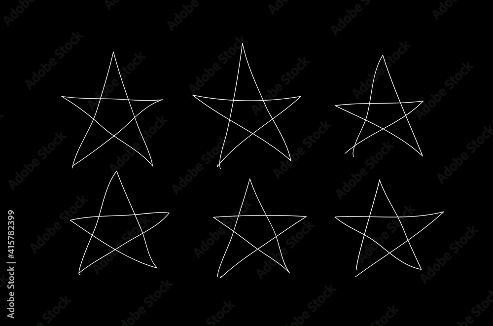 Doodle set of black and white pencil drawing objects. Hand drawn abstract illustration grunge elements. Vector abstract stars for design use. Doodle set of black and white pencil drawing objects. Hand drawn abstract illustration grunge elements. Vector abstract stars for design use.