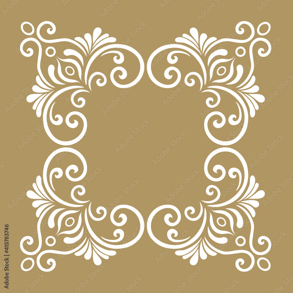Oriental vector damask patterns for greeting cards and wedding invitations Oriental vector damask patterns for greeting cards and wedding invitations