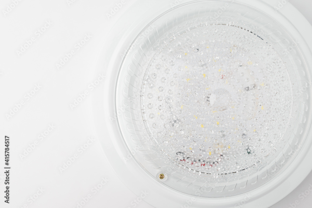 Ceiling light on a white background Ceiling light on a white background