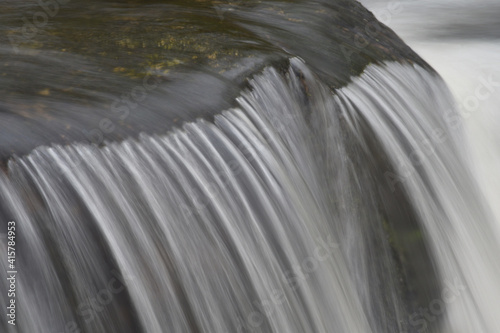 Detail of Golitha falls Bodmin Moor Cornwall