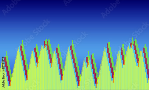 Futuristic background, lines, parallels, colors