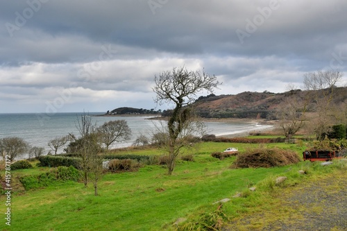 Seascape at Nantouar in Brittany France photo