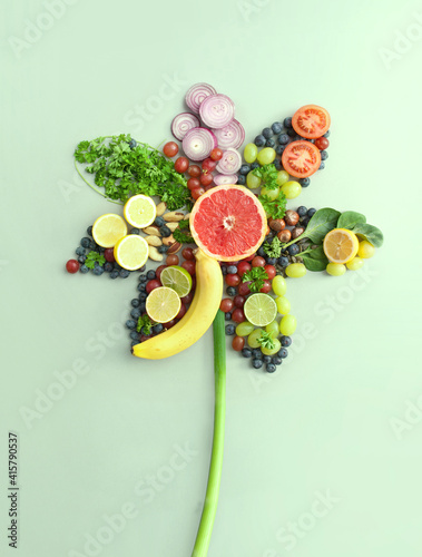Spring summer flower concep...