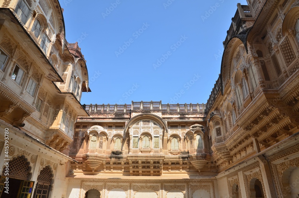 Inner courtyard of Meherangarh fort