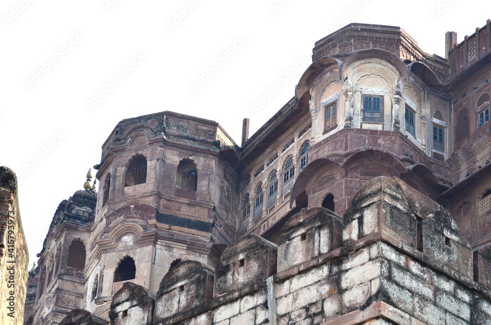 Naklejka premium Magical architecture at Meherangarh fort
