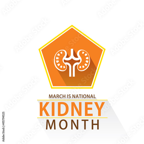National kidney month design