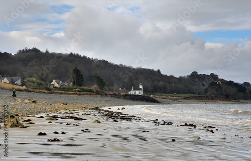 Seascape at Nantouar in Brittany France photo