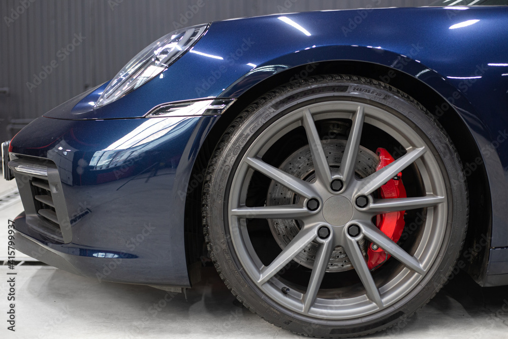 Car detailing series: clean car wheels and headlights Car detailing series: clean car wheels and headlights