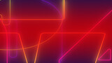 Abstract dark red pink and purple neon light gradient background.3d render illustration.