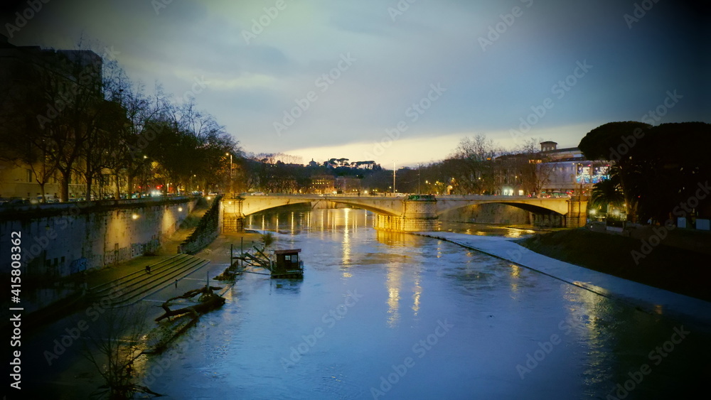 Isola Tiberina in Trastevere, Rome, Italy