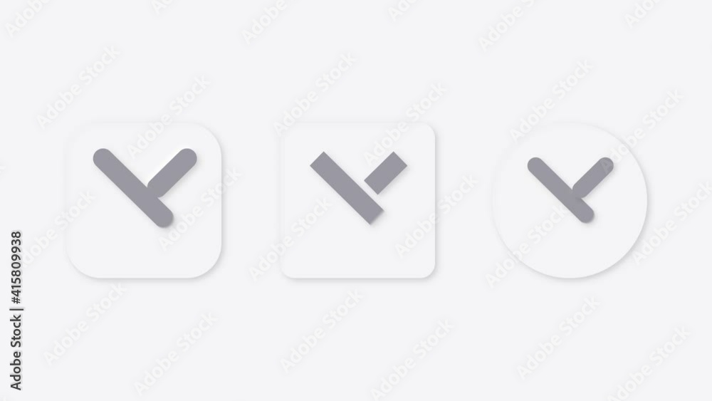Animation in motion graphics of cross marks symbols. Symbolizing no. Motion Graphics. Isolated Background