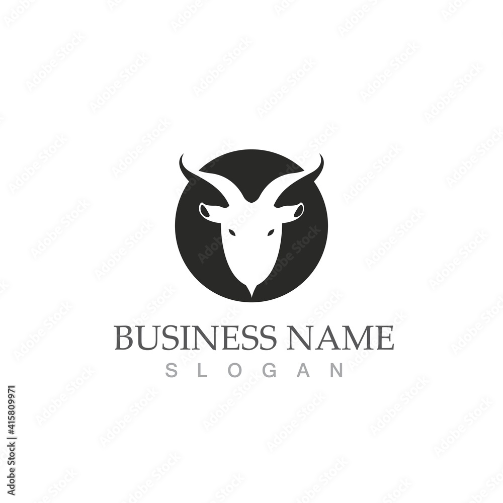 Goat Logo Template vector icon Goat Logo Template vector icon