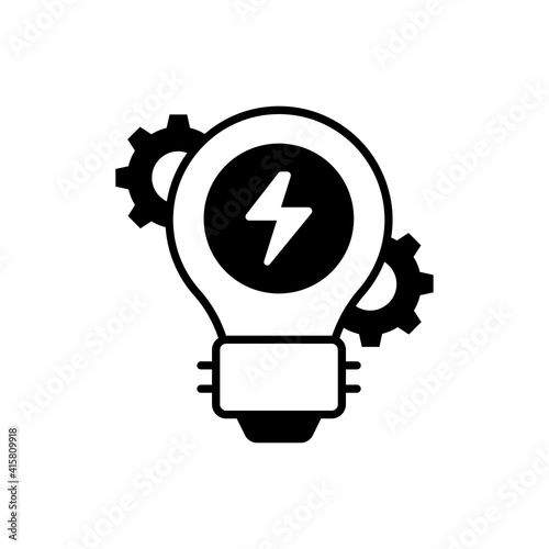 Idea vector icon style illustration. EPS 10 file