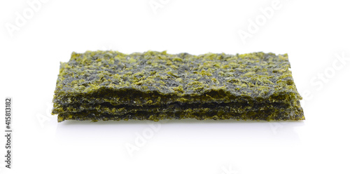 Japanese food nori dry seaweed or edible seaweed