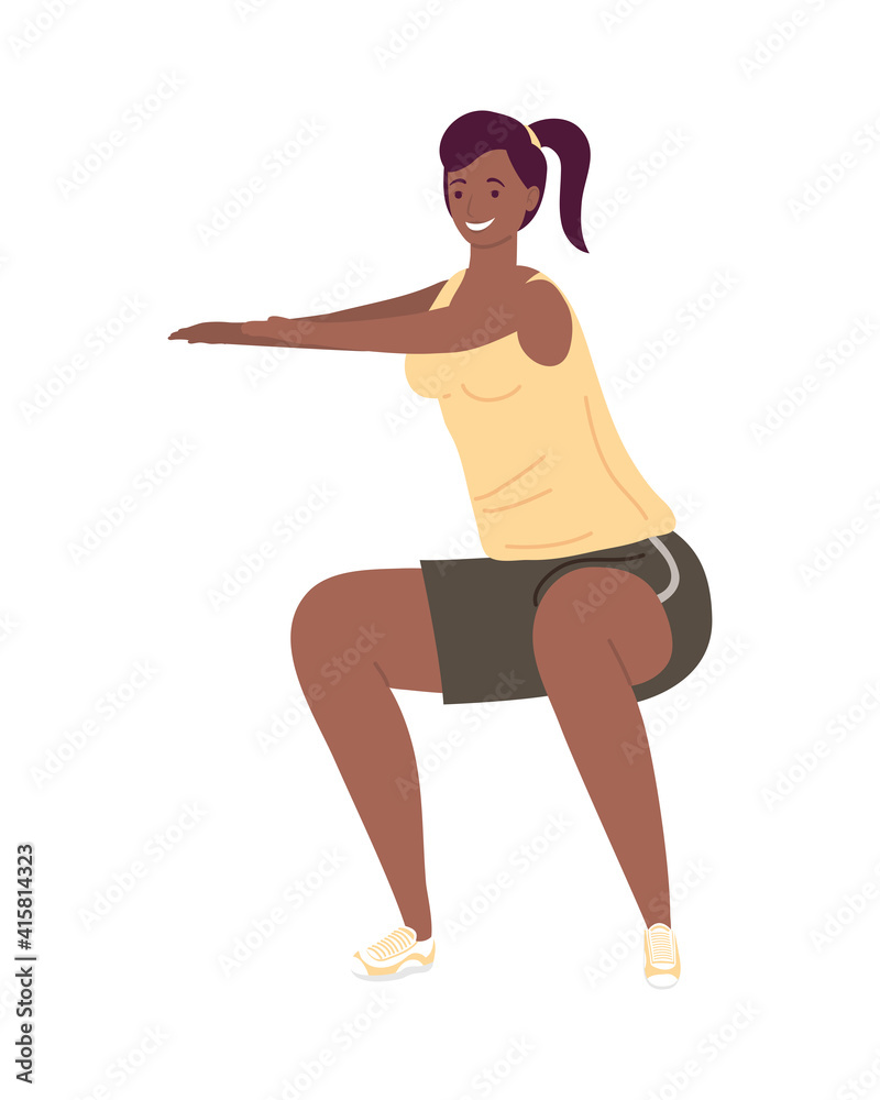 athletic afro woman practicing exercise fitness lifestyle athletic afro woman practicing exercise fitness lifestyle