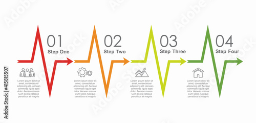 Infographic design template with place for your data. Vector illustration.