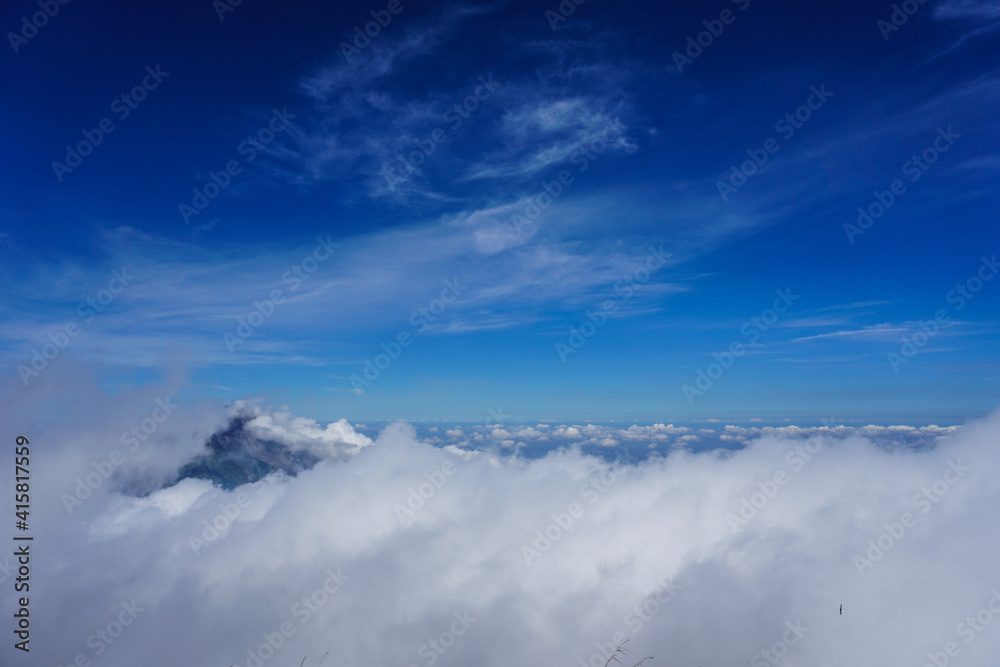 Pemandangan Gunung Merapi dari Gunung Merbabu /Merapi mountain view from Lawu mountain 5