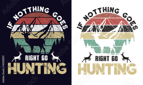 hunting t-shirt design