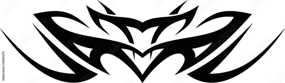 Vector symbol, ornament, tattoo. beautiful vector illustration. Drawings on the body, ancient symbols. Vector symbol, ornament, tattoo. beautiful vector illustration. Drawings on the body, ancient symbols.