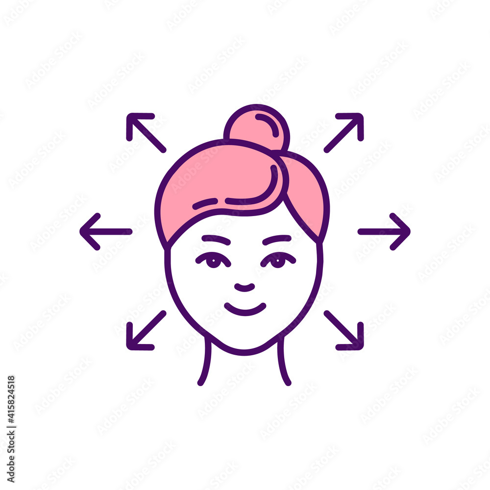 Choices freedom RGB color icon. Encouraging female independence. Women capabilities. Making decisions. Woman power. Understanding own wants, needs and desires. Isolated vector illustration Choices freedom RGB color icon. Encouraging female independence. Women capabilities. Making decisions. Woman power. Understanding own wants, needs and desires. Isolated vector illustration