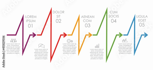 Infographic design template with place for your data. Vector illustration.