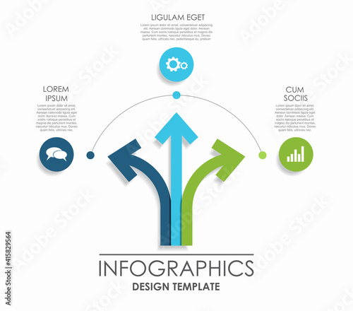 Infographic design template with place for your data. Vector illustration.