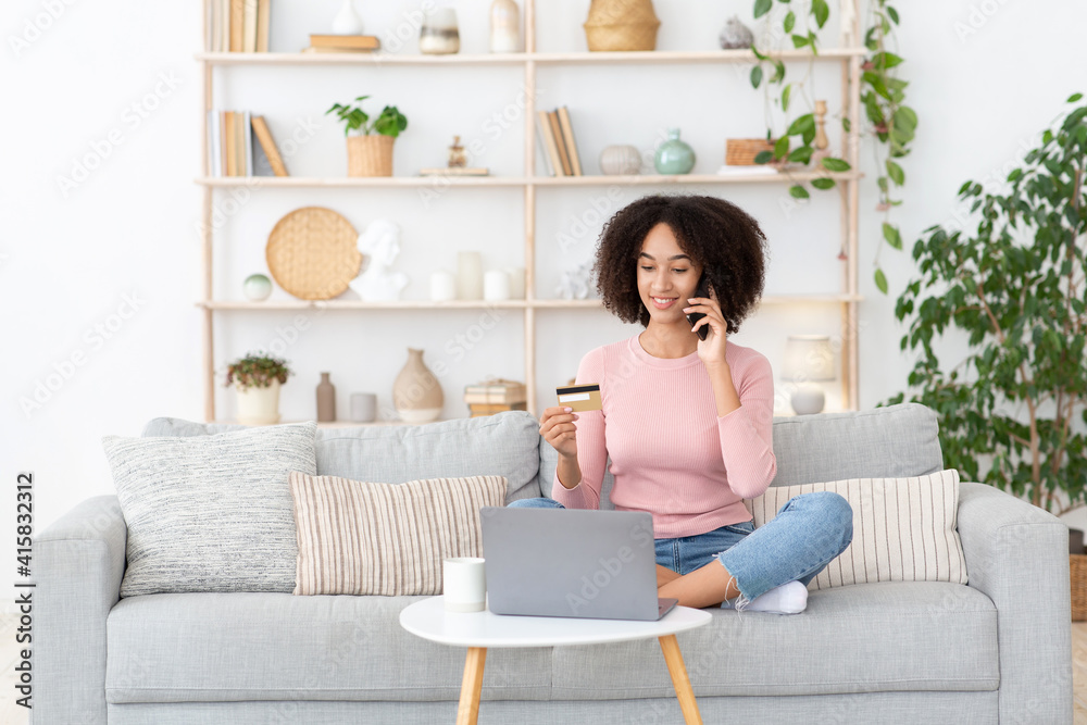 Online store, modern shopping at home and payment for purchase Online store, modern shopping at home and payment for purchase